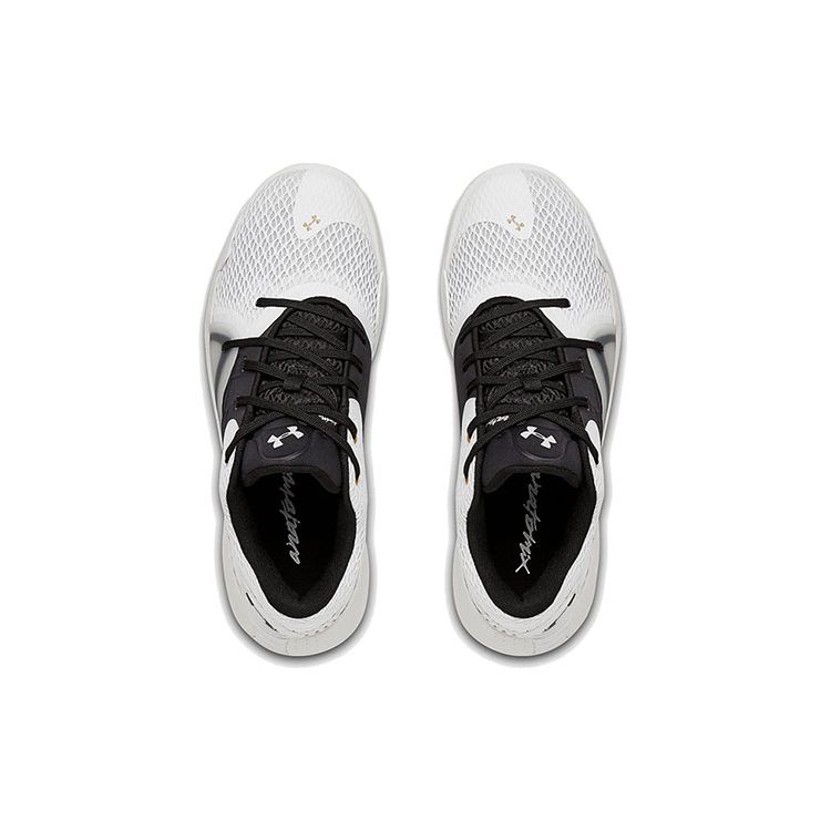 Under Armour Anatomix Spawn 2 Bílé Černé Unisex Tenisky 3022626-100