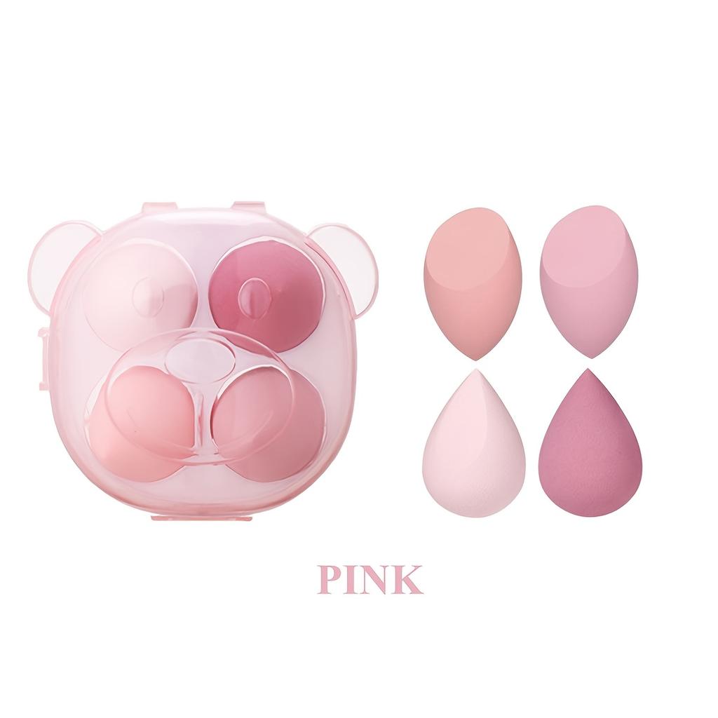 4pcs Women Makeup Blender Cosmetic Puff Makeup Sponge Foundation Powder Sponge Beauty Tools Make Up Accessories