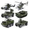 6Pcs 1/87 Diecast Special Polices Fire Truck Sliding Car Model Kids Toy Gift