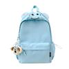 Schoolbag1011 new ins trendy solid color simple and versatile large capacity middle school students students travel backpack