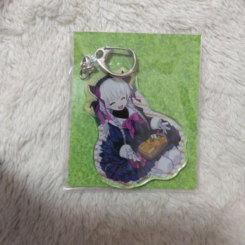 [USED] Fate/stay Night 3 Acrylic Keychain Clear Mascot Saber