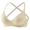 Expansion Seamless Underwear Women's Small Breasts Show Big Waist Thin Gathering Bra U-shaped Big Halter Beautiful Back Sexy Bra Cover