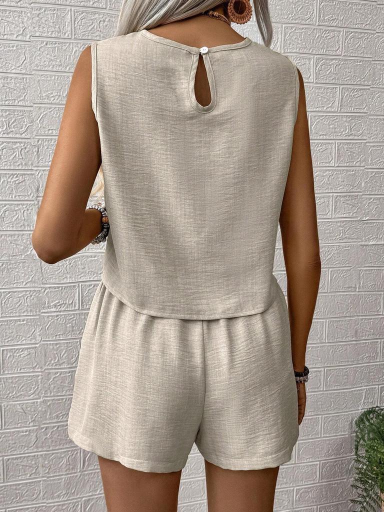 2025 Fashion Casual Vest Shorts Set - Hot-Selling In Europe and America