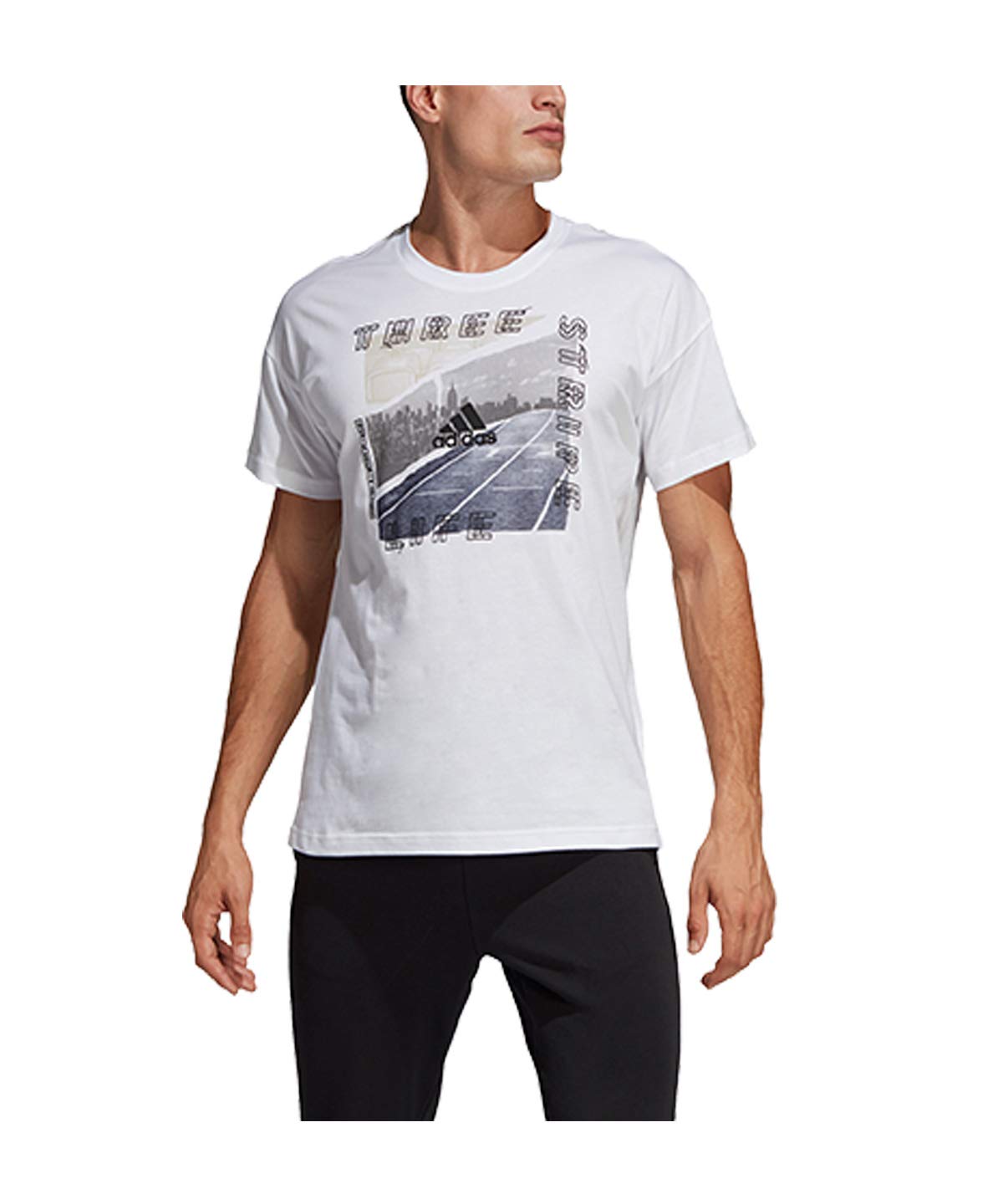 

Adidas ID Photographic Training White Size to Japanese size Men s T-Shirt, FSR42, (DV3055), J/O (equivalent 2L)
