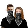 COMFORTIS Face Cover, Paisley , Sports, Running, Face Guard, Patterned , UV Protection, Tennis, Skiing, Snowboarding, Black (B Pattern))