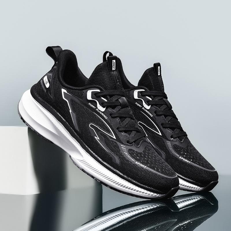Autumn new carbon plate shock-absorbing non-slip sports shoes men's running shoes comfortable mesh lightweight breathable versatile casual shoes
