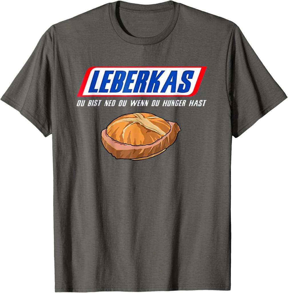 Leberkäse Du Bist Ned Du Wenn Du Hunger Hast Lustiges T-Shirt Herren Damen Baumwolle Rundhals Atmungsaktiv Lässig Vintage Neue Ankunft