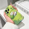 Refreshing Summer Panda Melon Graphic Art Film Aesthetic Protective Shockproof Bumper Phone Case Cover For iPhone 13 14 15 16 17 Pro Max Plus