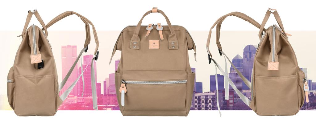 PTN BETA-6065 Khaki Fabric Backpack