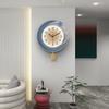 LED Light Wall Clock Dining Room Living Moon The Earth Modelling Silent Movement Bedroom Clock Wall Decoration Home Gifts