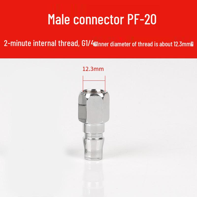 Pneumatic C-Type Quick Connector for Air Hose and Compressor Accessories