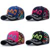 Letters Swag Embroidered Baseball Cap Uv Protection Outdoor Use Fashion Hat
