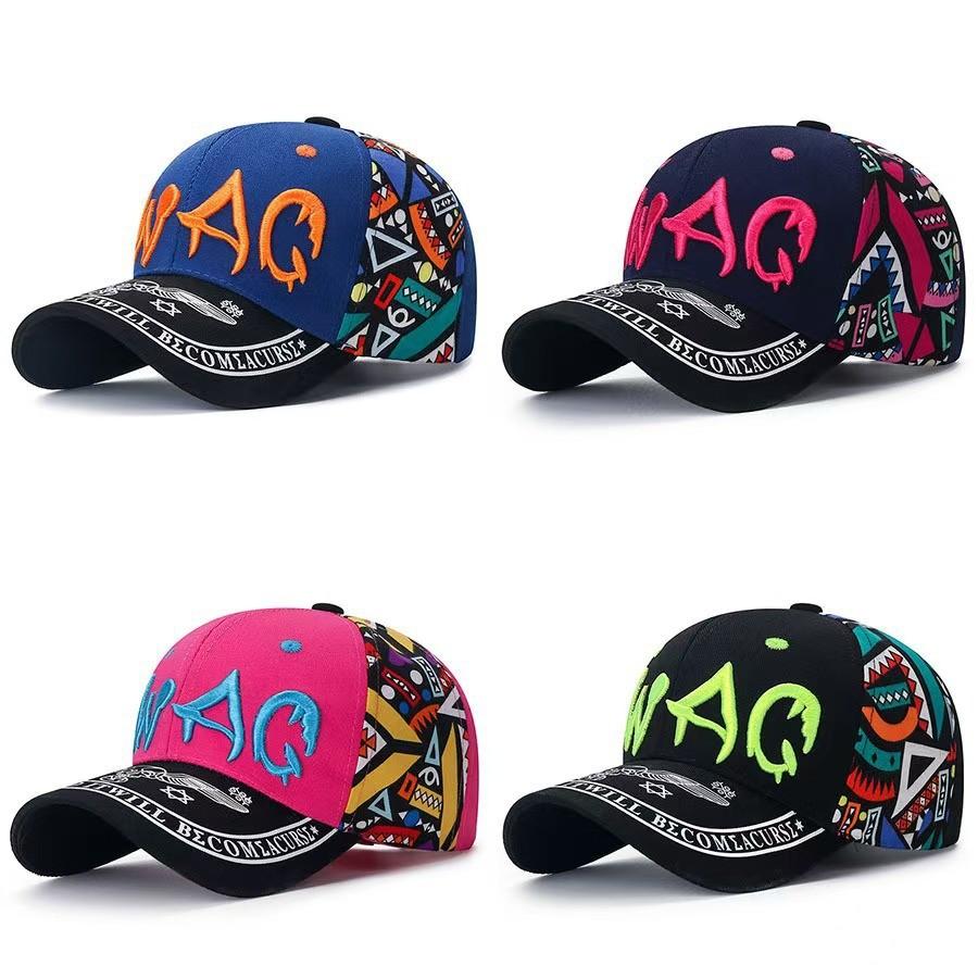 Letters Swag Embroidered Baseball Cap Uv Protection Outdoor Use Fashion Hat