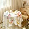 Spitzentischdecke: Rustikal Floral, Frische und Verspielte Wohnkultur für Wohnzimmer und Schlafzimmer—Staubdichte Runde und Quadratische Tischdecken