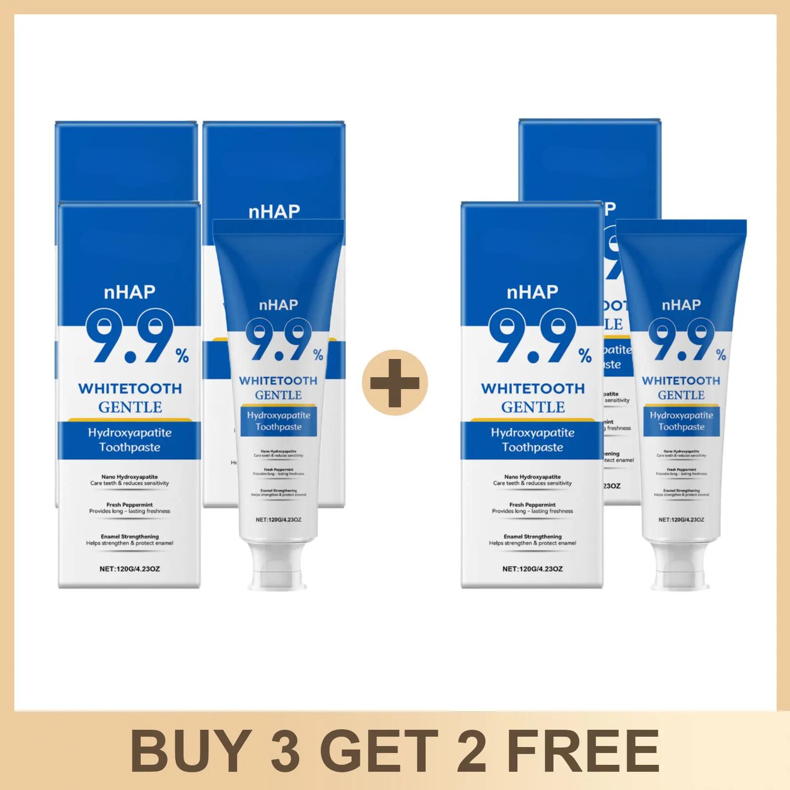 

Зубная паста с гидроксиапатитом Восстановление эмали Очищение от зубного налета Удаление неприятного запаха изо рта Отбеливание зубов Предотвращение пародонтита 1PC