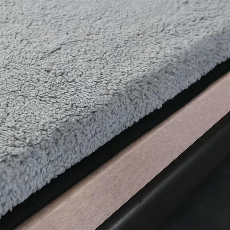 Haushalt verdicken Memory Foam Tatami-Matte weiche hautfreundliche Plüsch-Matratzenkissen Schlafsaal Einzel-Doppel-Schwamm-Pad-Matratze