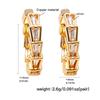 European Style Zirconia Ear Cuff Earring - Lightweight, Luxurious High-End Feel, Cold Style Jewelry for Women.