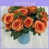 Bouquet Artificial Rose 10 Stems Flower Wedding Floral Home Gift Decoration