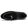 New Newly Men's Suede Tassel Driving Shoes Comfortable Wedding Dress Black Brown Slip On Loafers Oxford Sapatos Tenis Masculino