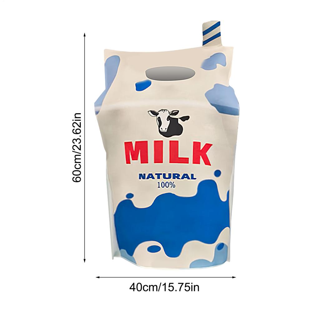 

Adult Milk Carton Dress Up Costume Fun And Creative Realistic Milk Carton Appearance Role-playing Stage Costumes for funny party