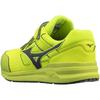 Mizuno LSII Work JSAA Standard Work Shoes Yellow x Dark Size cm Shoes, All-Purpose Lightweight, 22L, (Type A), Gray, 27.0