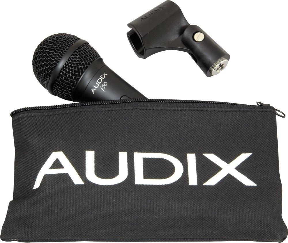 AUDIX f50S Handheld Dynamic Microphone for and Studio with Switch Vocals, Singing, Recording, Unidirectional, Black, On-Off