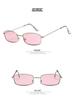Korean Fashion Retro Square Sunglasses 182 – Versatile Ocean Lens Street Style
