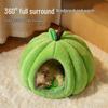 Pumpkin Nest Pet Bed: Cozy Winter Blanket for Cats, Dogs, Rabbits & Guinea Pigs