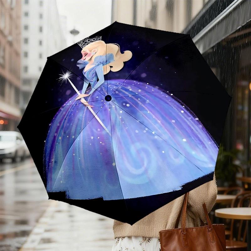 Enchanted Princess Umbrella: A Magical Companion for Outdoor Adventures - Auto-Opening/Closing, Lightweight & Durable Idea 083