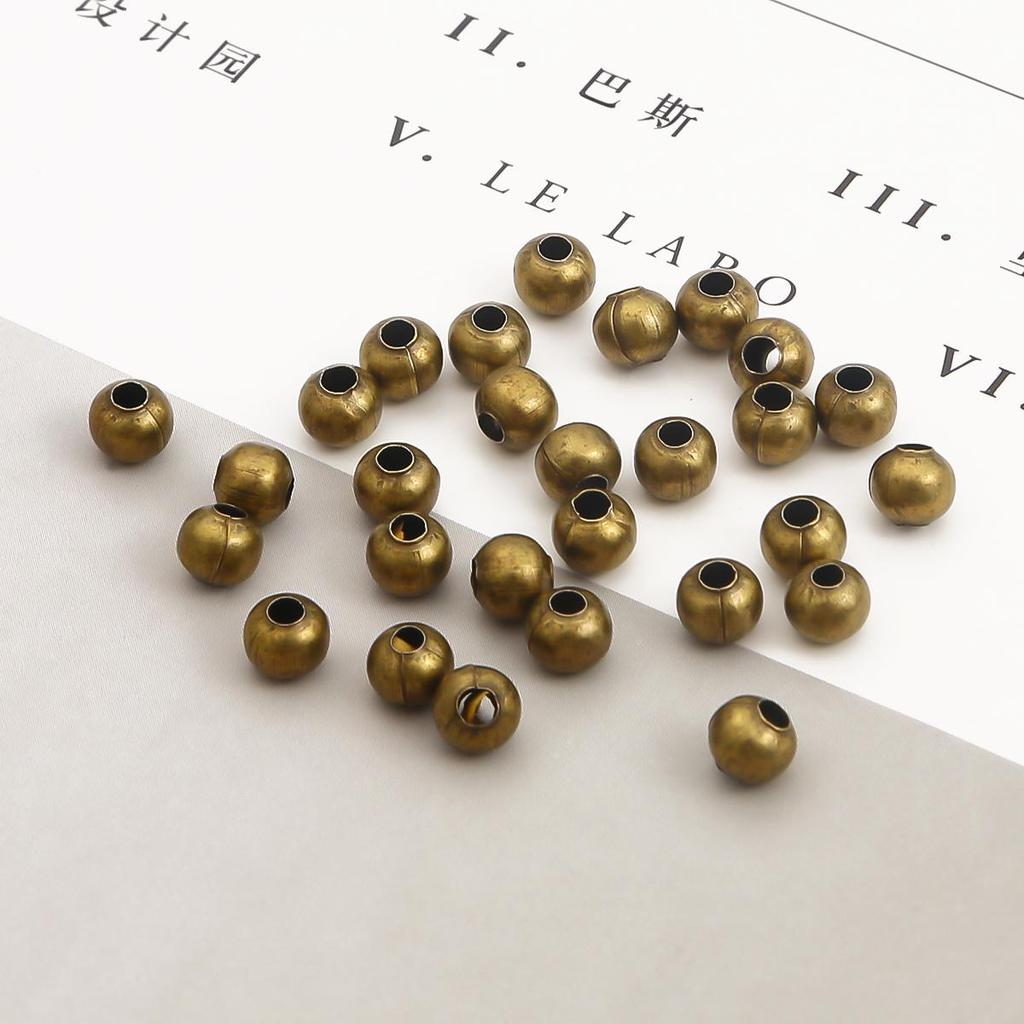 Iron Round Bead Spacer, Handmade Diy Clip Earrings Positioning Buckle, Jewelry Accessories Loose Bead Material