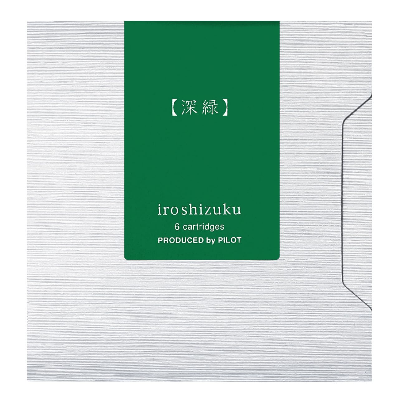 

Картридж для перьевой ручки Pilot Iroshizuku темно-зеленый 6 шт. IRF6SSHR 0.9cc