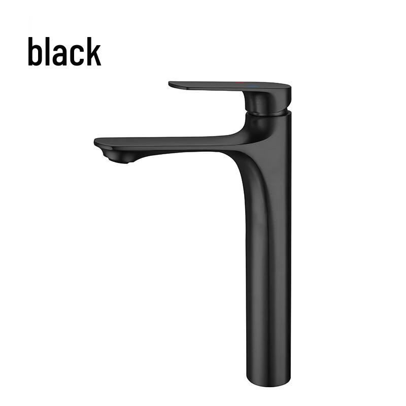 MDNG Black Single-Hole Hot & Cold Basin Faucet