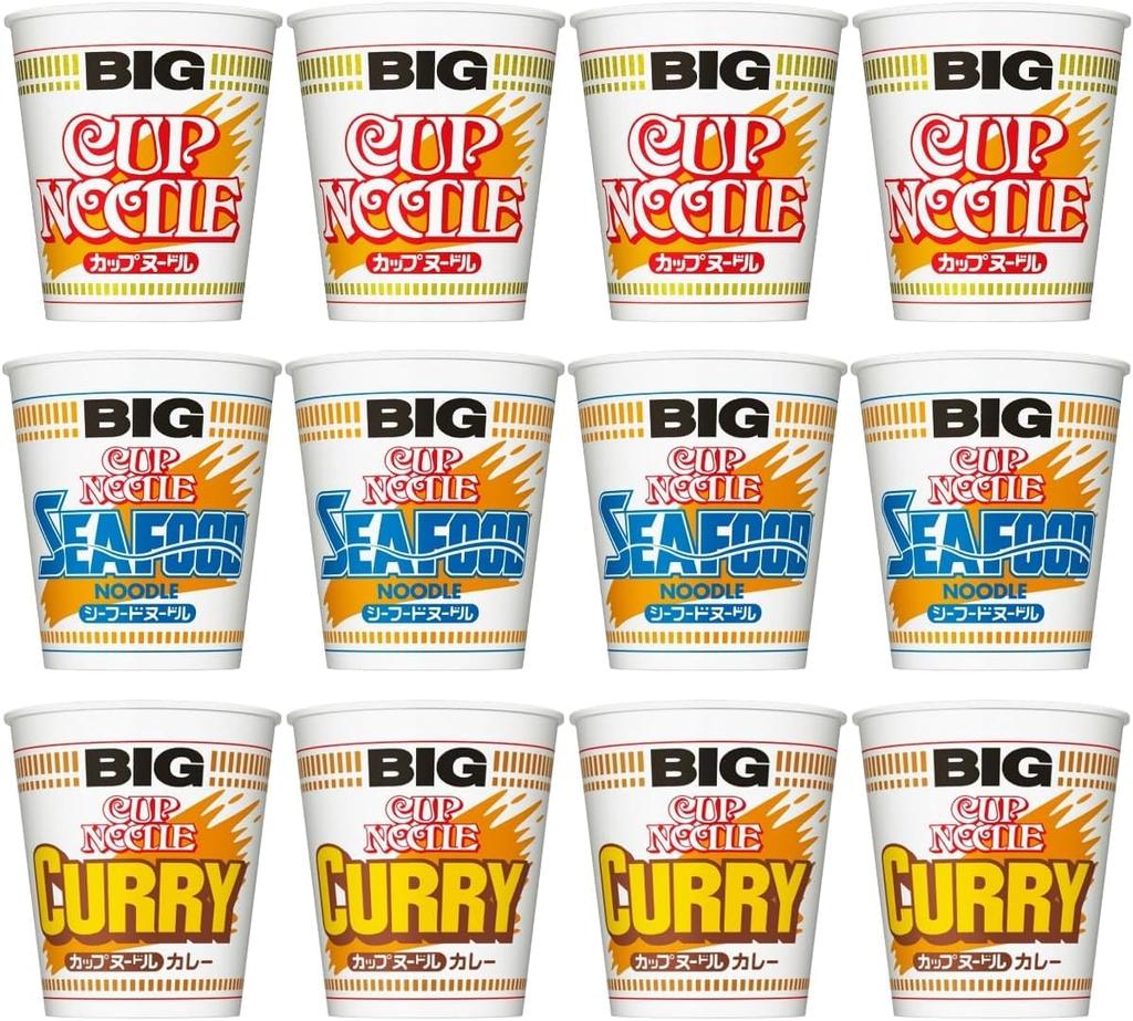 Nissin Cup Noodles BIG Assortment 12 (3 varieties, servings)
