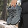 Winter Snow Boots Women's Plush Cotton Shoes Men High-top Short Boots Warm Hiking Shoes Non-slip