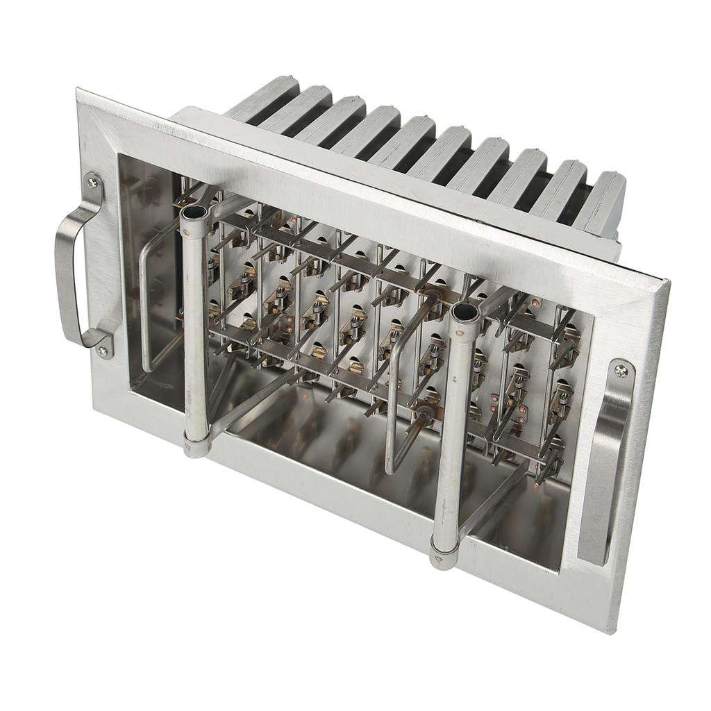 Formă pentru înghețată din oțel inoxidabil, forme pentru bețișoare de gheață, mașină de sudat, înghețată DIY, 40 găuri pentru bețișoare