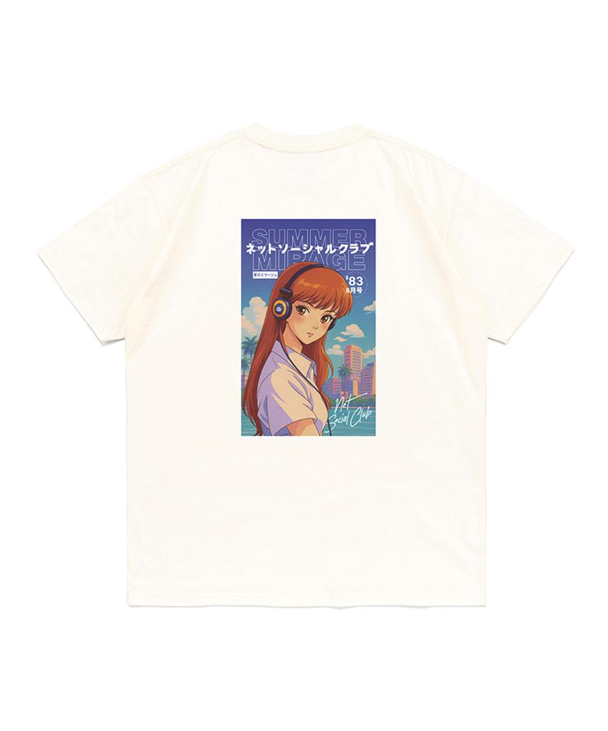 Net Social Club City Pop Girl Tee (Ivory)