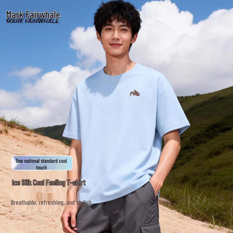 

Mark Fairwhale Men s Ice Silk Short Sleeve T-Shirt 3XL