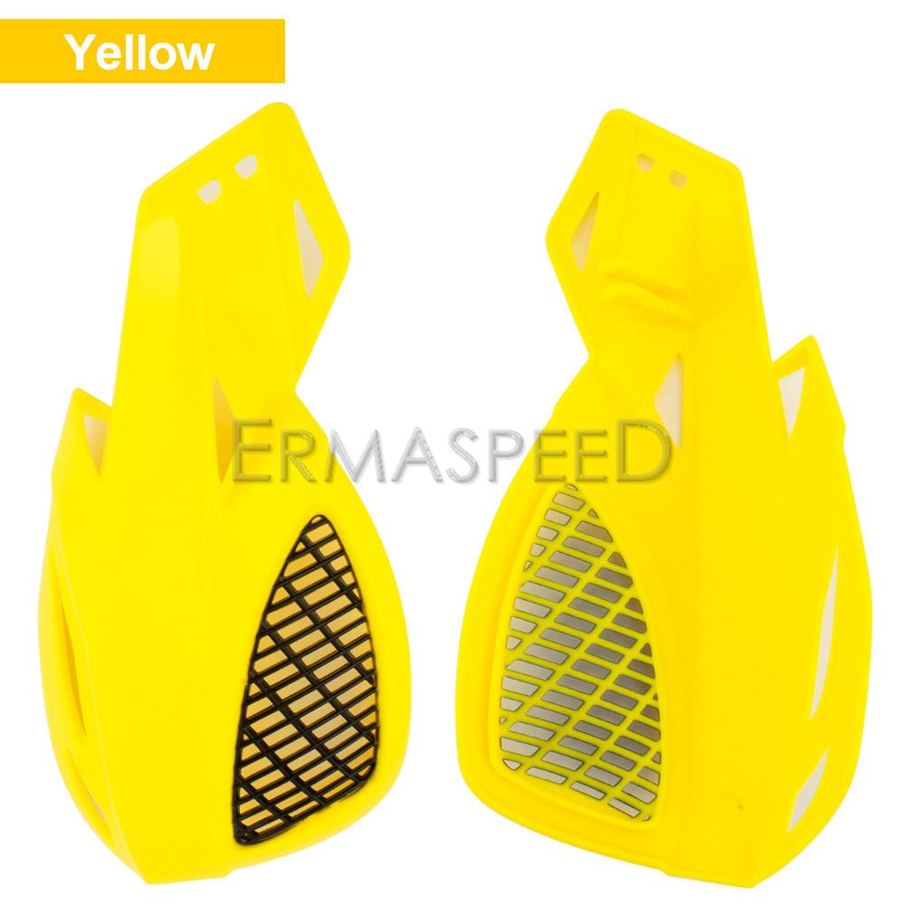 

Мотоциклетні рукоятки Ручки 7/8 дюймів Рукоятки Захист рук Захист кистей для мотокросу Мотоцикл Гонки Байк жовтий