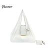 Foldable Travel Organizer Shoulder Bag for Women, Durable PU And Nylon Large Capacity Tote Handbag Bag, Lightweight Portable Shopping Daily Commuting