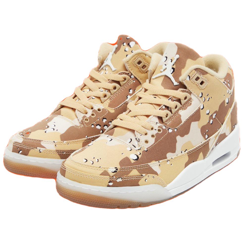 WNBA x  Air Jordan 3 Retro Desert Camo Women Sneakers Brown Dark-Driftwood Sail HM4301-200