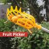 1Pc High Altitude Fruit Picking Tool Yangmei Pipa Lychee Longan Persimmon Telescopic Manual Fruit Picking Machine Plastic/Metal