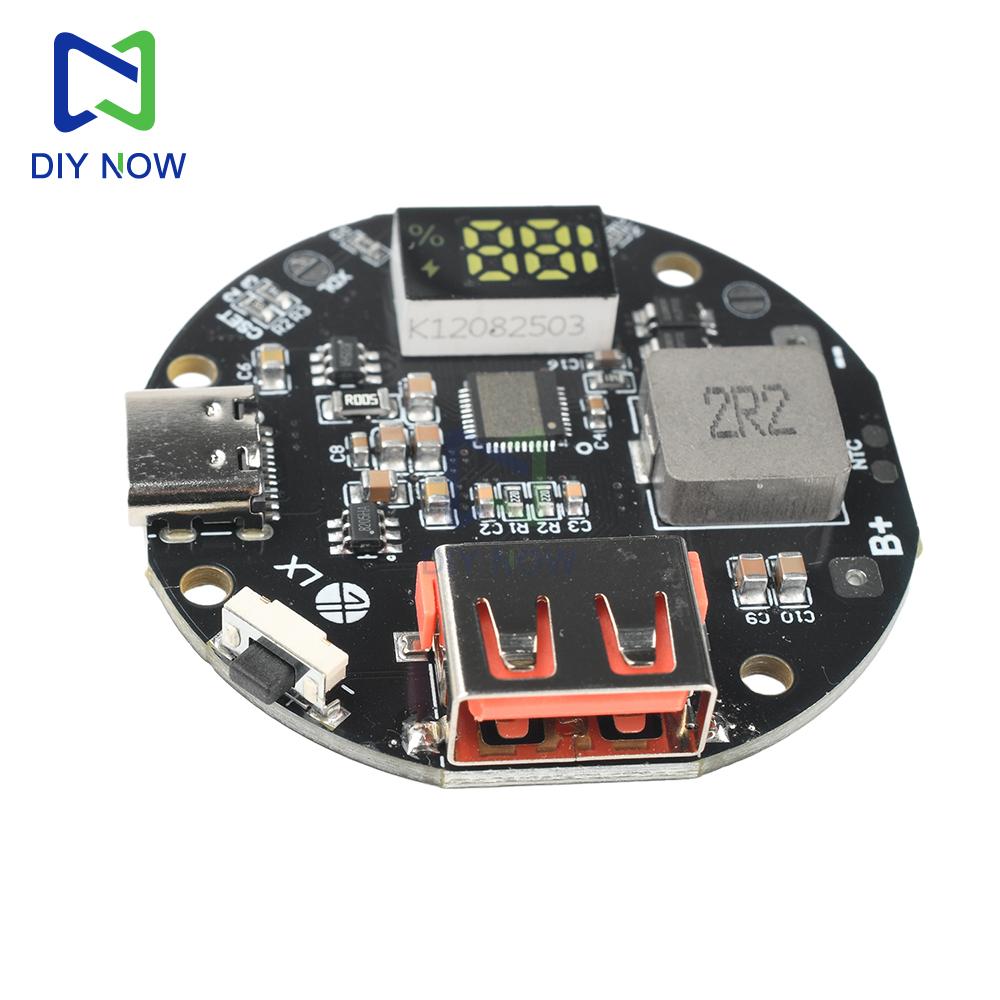 Digital Display 22.5W Power Bank Bidirectional Fast Charging Mobile Power Module 3.2V Lithium Iron Phosphate PD/QC Fast Charging