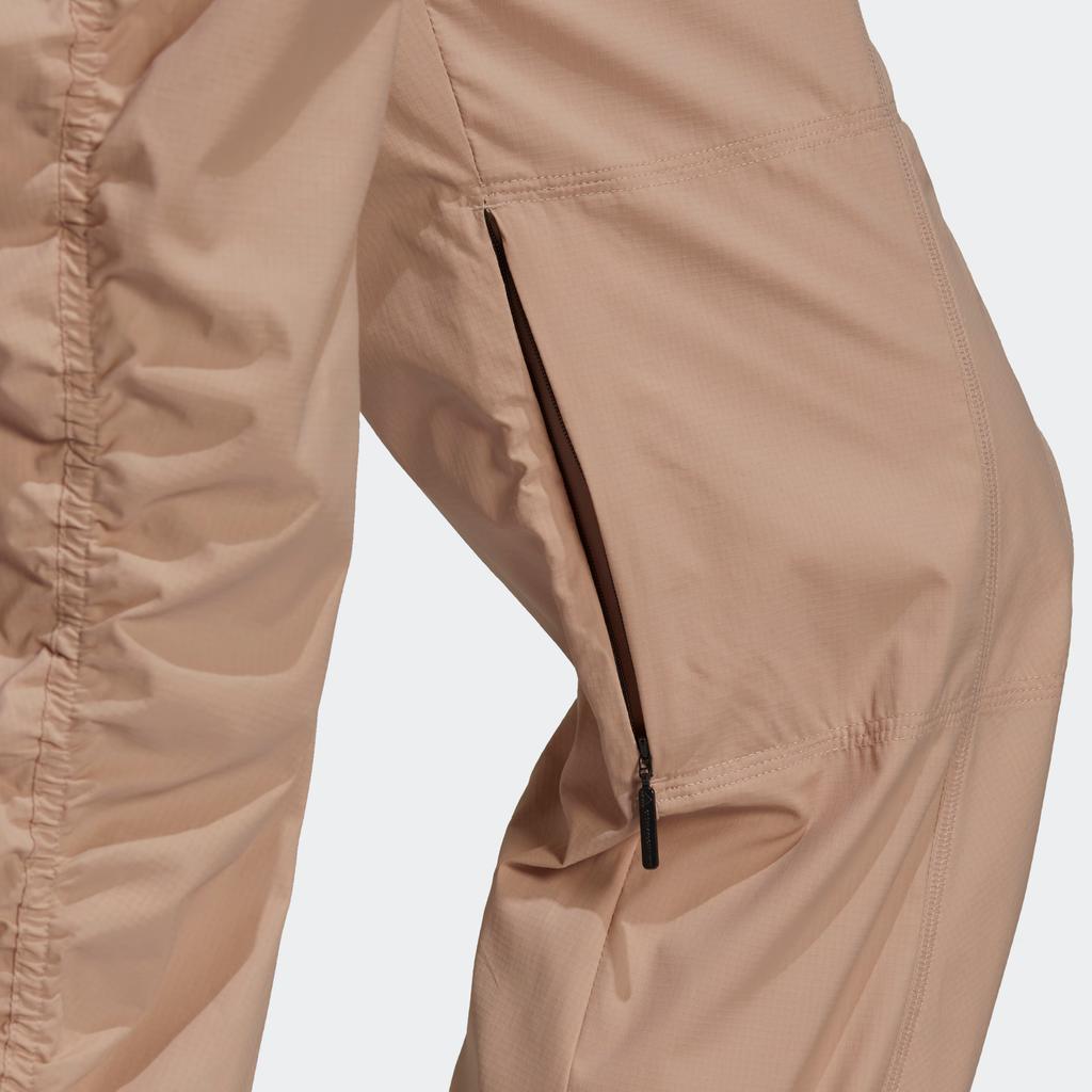 Adidas Woven Track Pants Women Bottoms Grey Pearl-Pink HI3047