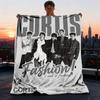 1pc Fashion, Cortis Outdoor Soft Blanket Ultra Plush, Warm, Versatile, and Easy Care for Camping, and
