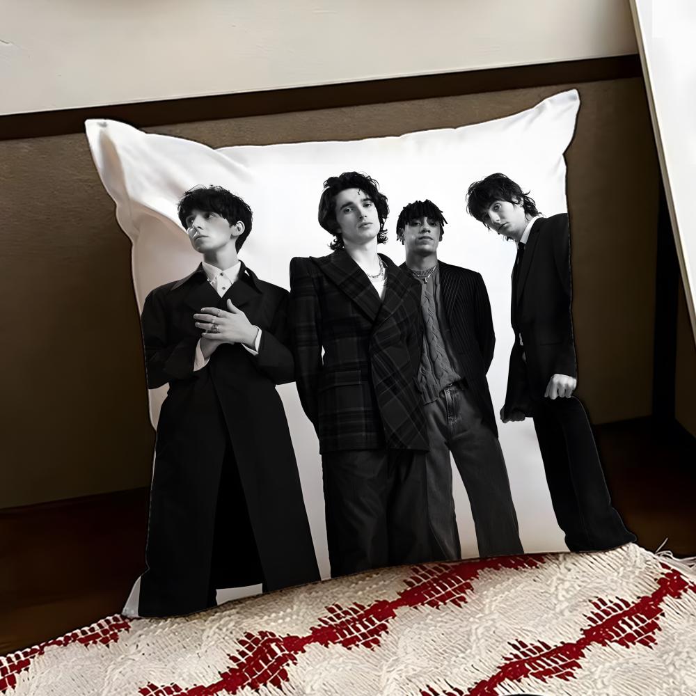 IInhaler Band Cushion Cover Reversible Soft Durable Pillow Cover Home Car MultiScene Use for Daily Comfort