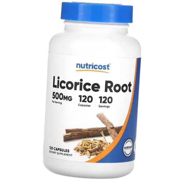 

Экстракт Корня Солодки, Licorice Root 500, Nutricost 120капс (71647043) 120caps