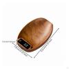 Wood-Grain Tea Scale with Scoop Oval Touch-Control Electronic Weighing
