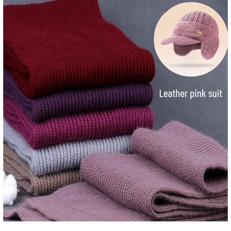 Căciulă rezistentă la vânt, căptușită cu fleece, cu protecție pentru urechi, pentru persoane de vârstă mijlocie și vârstnici - Caldă și elegantă pentru toamnă și iarnă