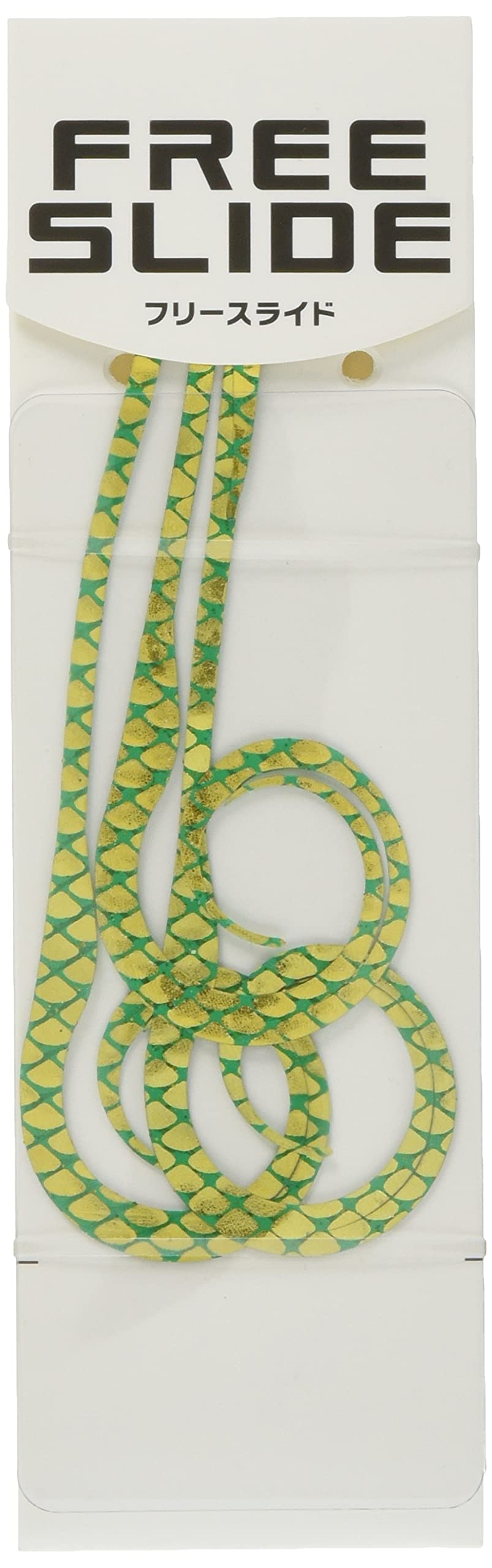 Hayabusa Musou Madai Free Slide Custom Tie Twin Curly Slim #11 Gold Green