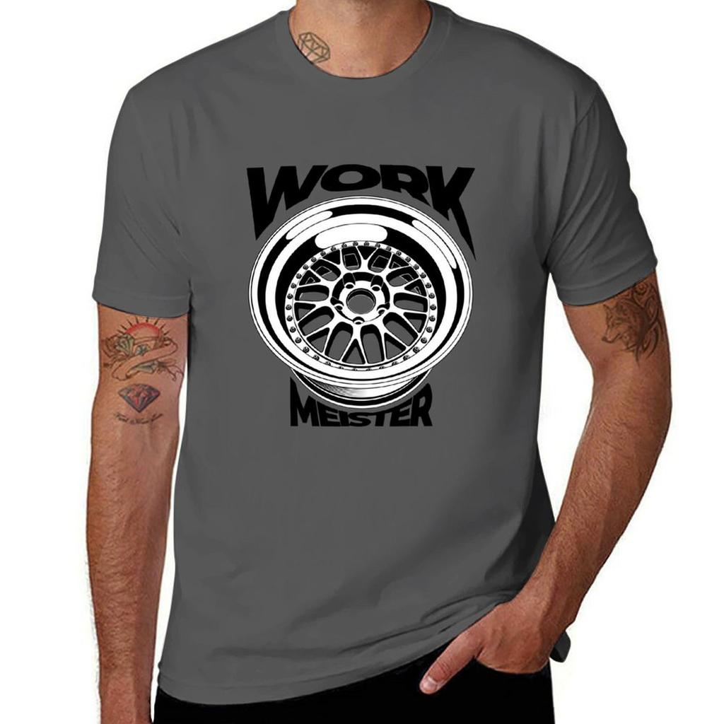 Work Wheel TShirt anime tshirt t shirt for man 100 percent cotton TShirt